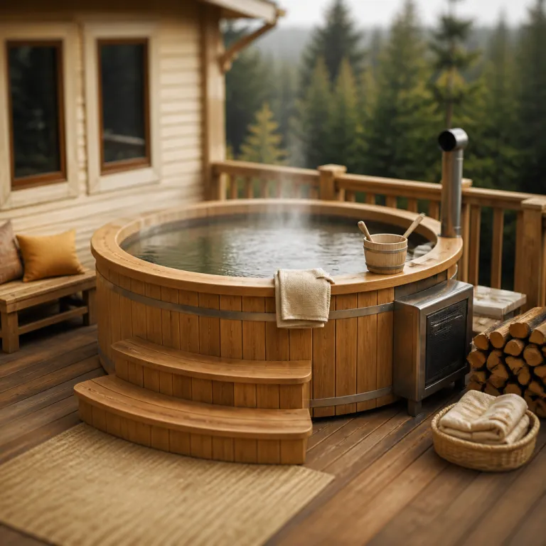 The wood-fired hot tub: why the slow-heat soak is becoming a cabin signature