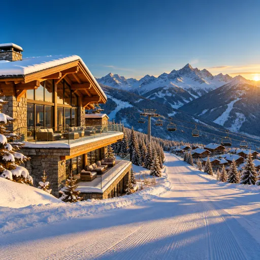Courchevel chalet rental for refined ski holidays in the French Alps