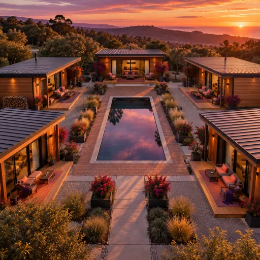 Elegant villas in California for design led cabin style escapes
