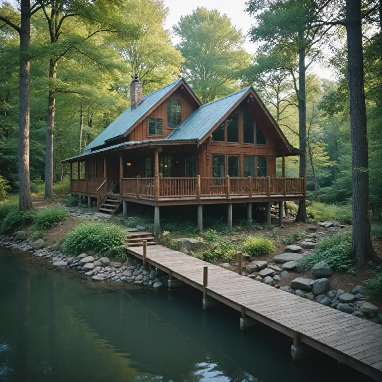 Experience refined comfort with luxury riverfront cabin rentals for your next getaway