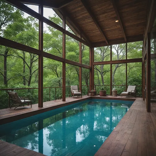 Experience the ultimate escape: cabins with private pools for luxury travelers