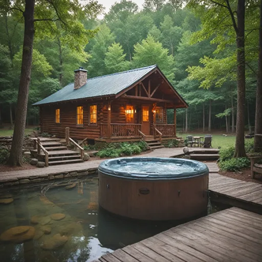 Experience the ultimate relaxation in Tennessee cabins with private hot tubs