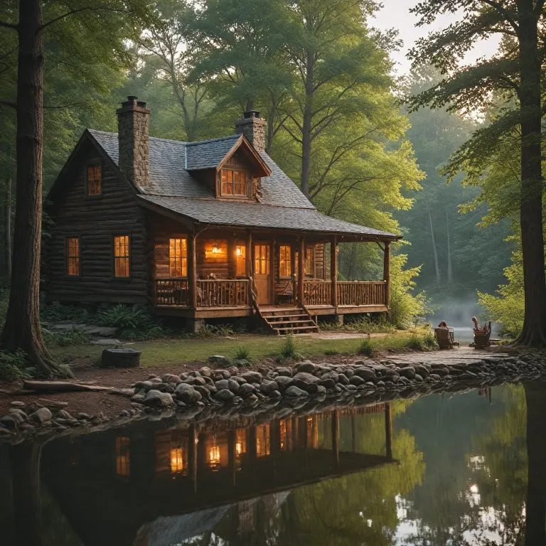 Romantic cabins in Missouri for an intimate forest and river escape