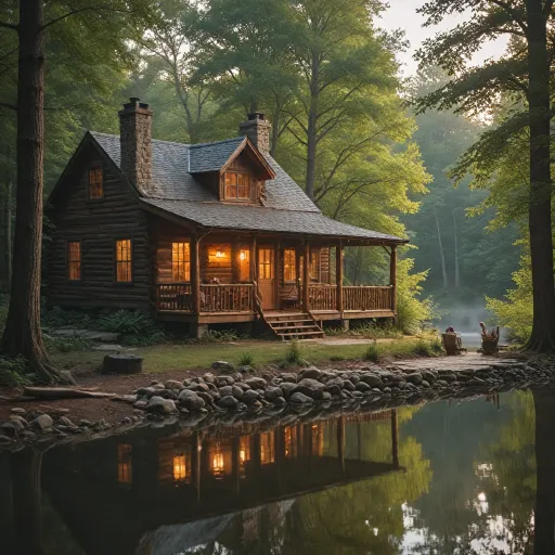 Romantic cabins in Missouri for an intimate forest and river escape