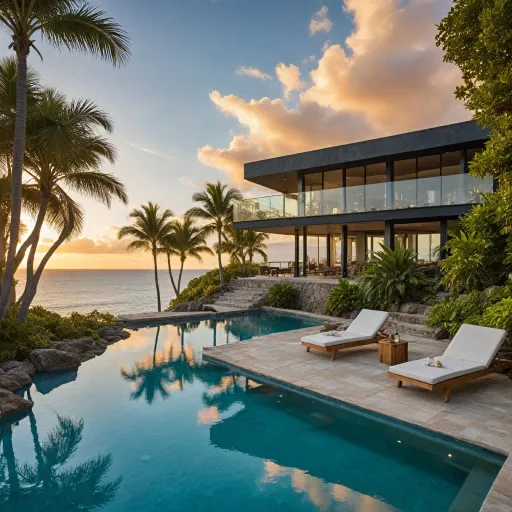 Blackstone villa in St. Barts: an elevated Caribbean cabin style retreat