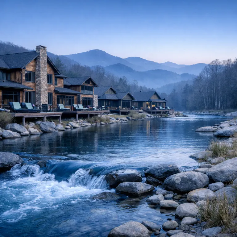 Elegant lodges at smith creek reserve for refined smoky mountains escapes