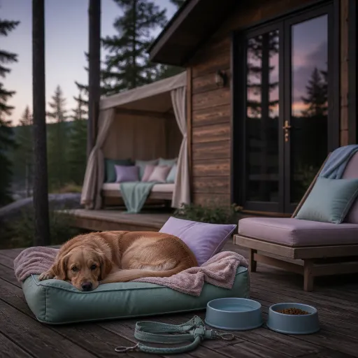 Elegant dog friendly glamping escapes in secluded luxury cabins